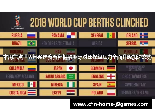 本周焦点世界杯预选赛赛程提醒洲际对比保级压力全面升级加速态势